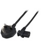 Microconnect BS-1363/C13, 2 m Nero BS 1363 Accoppiatore C13 (EEPE090420A)