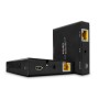 Lindy 38205 moltiplicatore AV Trasmettitore e ricevitore AV Nero (38205)