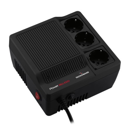 Tecnoware Power Reg 1000VA regolatore di tensione 3 presa(e) AC 230 V Nero (FSTELPRE1000M)