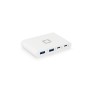 DICOTA D31731 replicatore di porte e docking station per laptop Bianco
