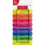 Faber-Castell Textliner 46 Superfluorescent evidenziatore 8 pz Punta smussata Multicolore (254648)