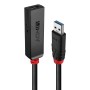 Lindy 43400 hub di interfaccia USB 3.2 Gen 1 (3.1 Gen 1) Type-C 5000 Mbit/s Nero