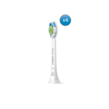 Philips Optimal White HX6066/87 Confezione da 6 testine