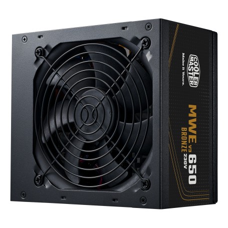 Cooler Master MWE Bronze 650 V3 230V alimentatore per computer 650 W 24-pin ATX ATX Nero (MPE-6501-ACABW-3BEU)