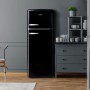 DOMO DO91704R Frigorifero-congelatore a libera installazione, larghezza 54,5 cm, 206 L, nero