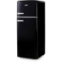 DOMO DO91704R Frigorifero-congelatore a libera installazione, larghezza 54,5 cm, 206 L, nero