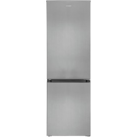Exquisit KGC320-95-E-040E Frigorifero-congelatore da appoggio, larghezza 60 cm, 315 L, illuminazione a LED, aspetto acciaio inox