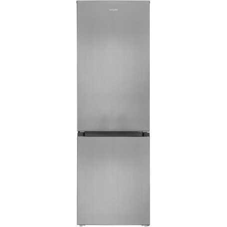 Exquisit KGC320-95-E-040E Frigorifero-congelatore da appoggio, larghezza 60 cm, 315 L, illuminazione a LED, aspetto acciaio inox