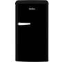 Amica KSR 361 105 S Frigorifero retrò con congelatore, larghezza 48 cm, 83 L, nero