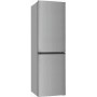Exquisit KGC250-85-NF-040D Frigorifero-congelatore, L 54 cm, 247 L, NoFrost, LED, look inox