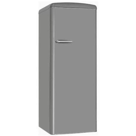 Frigorifero Exquisit RKS325-VH-161E Retro full-size, larghezza 54,5 cm, 229 L, illuminazione interna a LED, grigio