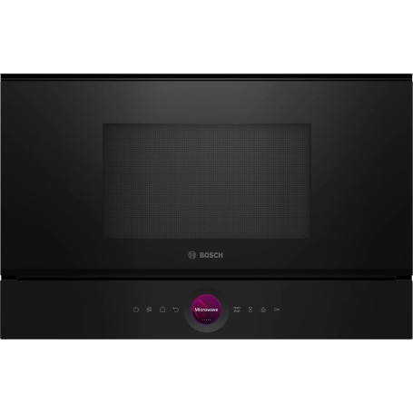 Bosch Serie 8 BFR7221B1 forno a microonde Nero Solo microonde Da incasso 21 L 900 W