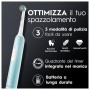 Oral-B Pro 1 Sensitive Clean Adulto Spazzolino rotante-oscillante Blu (8700216013116)