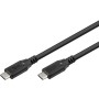 Goobay 74192 cavo USB USB4 Gen 2x2 1,5 m USB C Nero