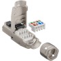 Goobay 61130 cavo di collegamento RJ-45 Metallico