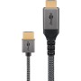 Goobay 75753 cavo HDMI 2 m HDMI tipo A (Standard) Grigio