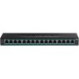 Trendnet TPE-TG160H switch di rete Gestito Gigabit Ethernet (10/100/1000) Supporto Power over Ethernet (PoE) 1U Ner (TPE-TG160H)