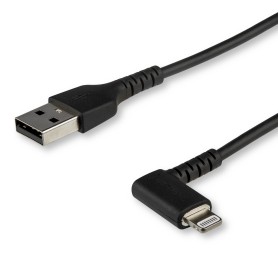 StarTech.com Cavo da USB-A a Lightening da 2m durevole - nero ad angolo retto a 90° in fibra aramidica - Robus (RUSBLTMM2MBR) StarTech.com Cavo da USB-A a Lightening da 2m durevole - nero ad angolo retto a 90° in fibra aramidica - Robus (RUSBLTMM2MBR)