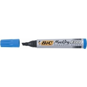 BIC Marking 2300 marcatore permanente Punta smussata Blu 12 pz (820925)