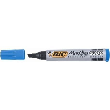 BIC Marking 2300 marcatore permanente Punta smussata Blu 12 pz (820925)