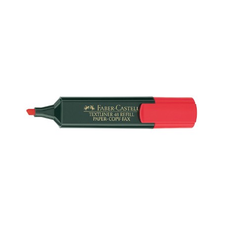 Faber-Castell 154821 evidenziatore 1 pz Punta smussata Rosso (154821)