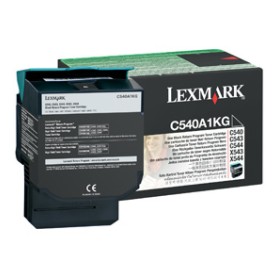 Lexmark C54x, X54x Black Return Programme Toner Cartridge (1K) cartuccia toner Originale Nero (C540A1KG)