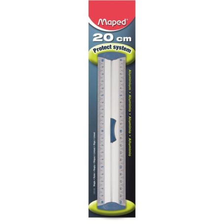 Maped 120120 righello 200 mm Alluminio (120120)