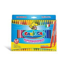 Carioca Birello marcatore Fine/Medio Multicolore 24 pz (41521)