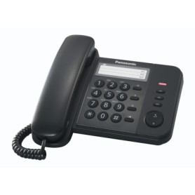 Panasonic KX-TS520EX1B telefono Telefono analogico Identificatore di chiamata Nero (KX-TS520EX1B)
