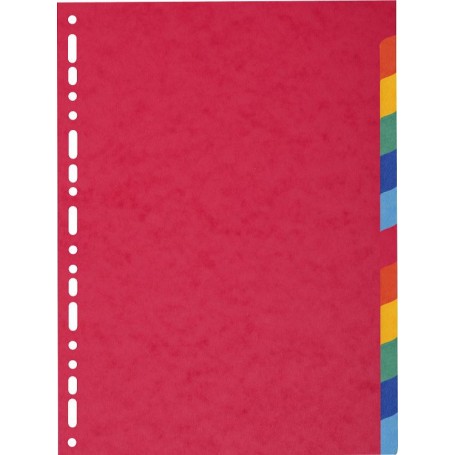 Exacompta 1412E divisore Cartoncino Multicolore 12 pz (1412E)