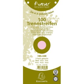 Exacompta 13435B divisore Rosa 100 pz (13435B)