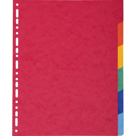 Exacompta 2406E divisore Cartoncino Multicolore 6 pz (2406E)