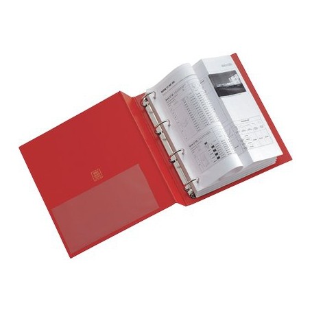 SEI Rota Stelvio raccoglitore ad anelli A4 Rosso (36504012S)