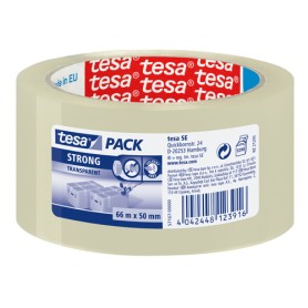 TESA Clear Strong 66 m Polipropilene Trasparente 1 pz (57167-00000-05)
