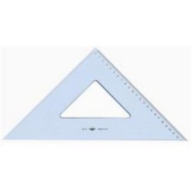 ARDA Squadra 45° 35 cm Linea Uni Polistirolo Trasparente (28735SSA)
