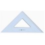 ARDA Squadra 45° 35 cm Linea Uni Polistirolo Trasparente (28735SSA)
