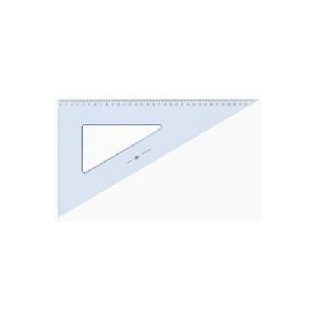 ARDA Squadra 60° 35 cm Linea Uni Polistirolo Trasparente (28835SSA)