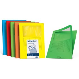 Favini Folder con finestra Carta Rosso A4 (A51C124)