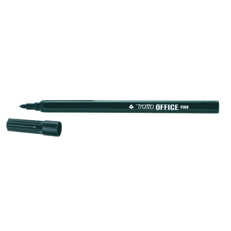 Tratto Office Fine marcatore Nero 12 pz (730503)