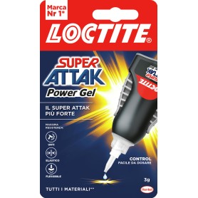Loctite Super Attak Power Gel Control 3g Liquido Adesivo per contatto (2632282)