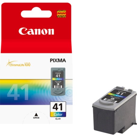 Canon CL-41 cartuccia d'inchiostro 1 pz Originale Ciano, Magenta, Giallo (0617B032) (0617B001)