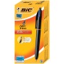 BIC 902129 penna a sfera Nero, Blu, Verde, Rosso Medio 12 pz (902129)