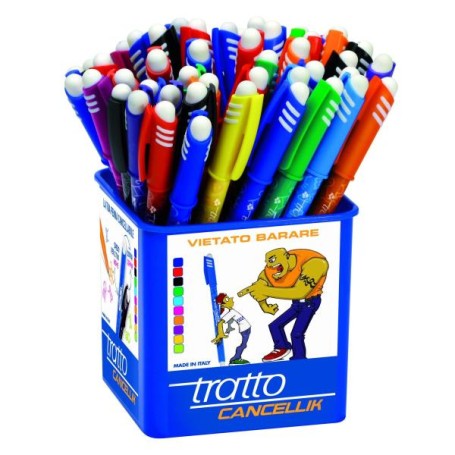 Tratto 826500 penna a sfera Nero, Blu, Verde, Rosso 50 pz (826500)