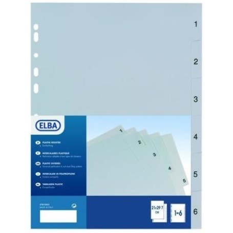 Elba 400006686 cartella Polipropilene (PP) Multicolore A4 (400006686)