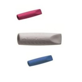 Faber-Castell 187001 gomma per cancellare Blu, Grigio 2 pz (187001)