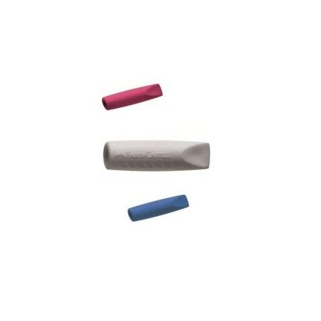 Faber-Castell 187001 gomma per cancellare Blu, Grigio 2 pz (187001)