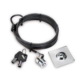 Hamlet Tablet Pc Lock cavo di sicurezza con lucchetto a chiave per tablet, tv e monitor di 200cm (XNBTLOCK20K) (XNBTLOCK20KS)