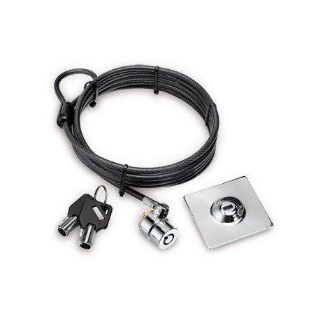 Hamlet Tablet Pc Lock cavo di sicurezza con lucchetto a chiave per tablet, tv e monitor di 200cm (XNBTLOCK20K) (XNBTLOCK20KS)
