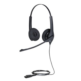 Jabra Biz 1500 Duo QD Cuffia Padiglione auricolare Nero (1519-0154)