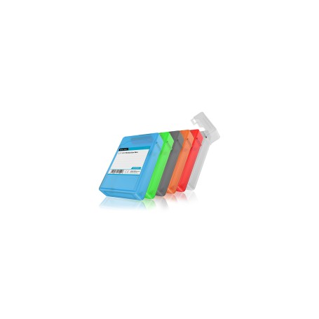 ICY BOX IB-AC602b-6 Cover Plastica Blu, Verde, Grigio, Arancione, Rosso, Bianco (60774)